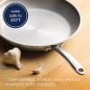 imageRachael Ray Professional Stainless Steel Frying PanSkillet Compatible with All Cooktops Induction Ready Dishwasher Safe 125 Inch Open Fry Pan  Stainless SteelStainless Steel