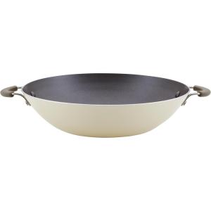 imageRachael Ray Cook  Create Nonstick Wok 14 Inch StirFry Pan  Agave BlueAlmond