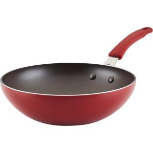 imageRachael Ray Cook  Create Nonstick Wok 14 Inch StirFry Pan  Agave BlueRed