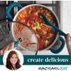 image:imageRachael Ray Create Delicious Nonstick Induction Dutch Oven with Lid 5 Quart  Teal Shimmer