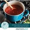image:imageRachael Ray Create Delicious Nonstick Induction Dutch Oven with Lid 5 Quart  Teal Shimmer