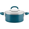 image:imageRachael Ray Create Delicious Nonstick Induction Dutch Oven with Lid 5 Quart  Teal Shimmer