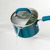 image:imageRachael Ray 12020 Create Delicious Nonstick Sauce Pan  Saucepan with Straining and Lid 3 Quart  Teal ShimmerTeal Shimmer
