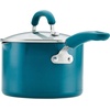 image:imageRachael Ray 12020 Create Delicious Nonstick Sauce Pan  Saucepan with Straining and Lid 3 Quart  Teal ShimmerTeal Shimmer