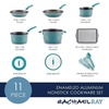 image:imageRachael Ray 14747 11Piece Nonstick Cookware Set  Blue