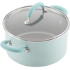image:imageRachael Ray Create 13 Piece Delicious Aluminum Nonstick Pots and Pans Light Blue