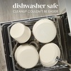 image:imageRachael Ray Cucina Ceramic Nonstick Pots and Pans Set with Saucepans Frying Pans Stockpot Lids and Pan Protectors 10 Piece Non Stick Cookware Set Dishwasher Safe  Turmeric YellowAlmond