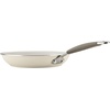image:imageRachael Ray Cucina Ceramic Nonstick Pots and Pans Set with Saucepans Frying Pans Stockpot Lids and Pan Protectors 10 Piece Non Stick Cookware Set Dishwasher Safe  Turmeric YellowAlmond