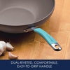 image:imageRachael Ray Cucina HardAnodized Nonstick Covered Stir Fry Pan 11Inch Gray Agave Blue Handles