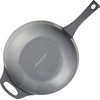 image:imageRachael Ray Enameled Cast Iron 3in1 Dutch Oven with SkilletSaute Combo 4 Quart GrayGray