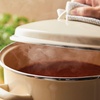 image:imageRachael Ray EnamelonSteel Induction Stockpot with Lid 12Quart AlmondAlmond Cream