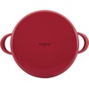 image:imageRachael Ray EnamelonSteel Induction Stockpot with Lid 12Quart AlmondRed Shimmer