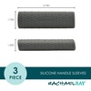image:imageRachael Ray Tools and Gadgets Cookware Silicone HandleHolder Sleeve Set for Frying Pans Skillets and Cast Iron 3 Piece  Gray