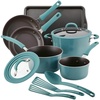 image:imageRachael Ray 14747 11Piece Nonstick Cookware Set  Blue