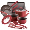 image:imageRachael Ray 14753 11Piece Nonstick Cookware Set  Red
