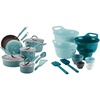 image:imageRachael Ray Cucina Nonstick Cookware Pots and Pans Set 12 Piece Agave Blue amp Tools and Gadgets Mix and Measure CookingBaking Prep Set with Mixing Bowls Measuring Cups and Tools