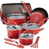 image:imageRachael Ray Hard Enamel Nonstick Cookware Set 14pc  Red