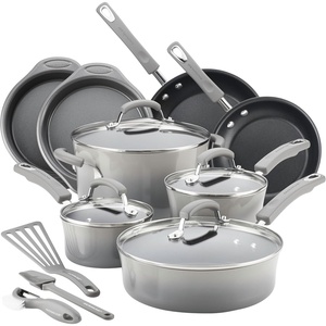 image:image15Piece Classic Brights Nonstick Cookware Set