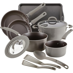 image:imageRachael Ray 14741 11Piece Nonstick Cookware Set  Gray