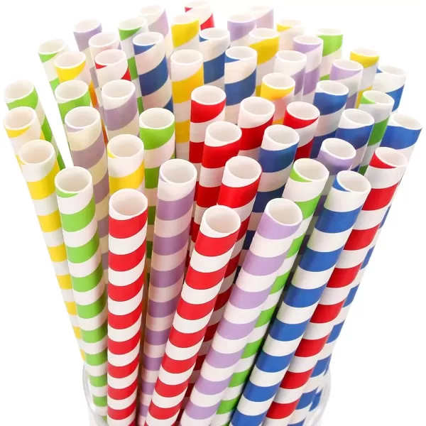 image100 Pack Extra Wide Paper Smoothie Boba Straws  10 mm Wide Biodegradable Straws for Bubble Tea Tapioca Boba Pearls Milkshakes Jumbo Drinks  Shower Wedding Party Supplies Decorations