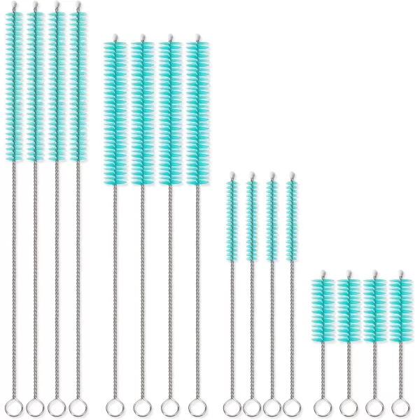image16 Pcs Straw Cleaner Brush Multiple Size Brush Cleaner for All Straws on Tumbler Water Bottle Sippy Cup and Pipes Tubes or Pet Water Fountain