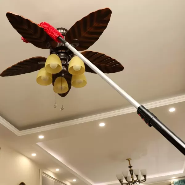 image20 Foot High Reach Dusting Kit with 512 Foot Extension Pole  High Ceiling Duster with Telescopic Pole  Cobweb Microfiber Duster  Outdoor ampamp Indoor Extendable Duster Cleaning Kit12 feet