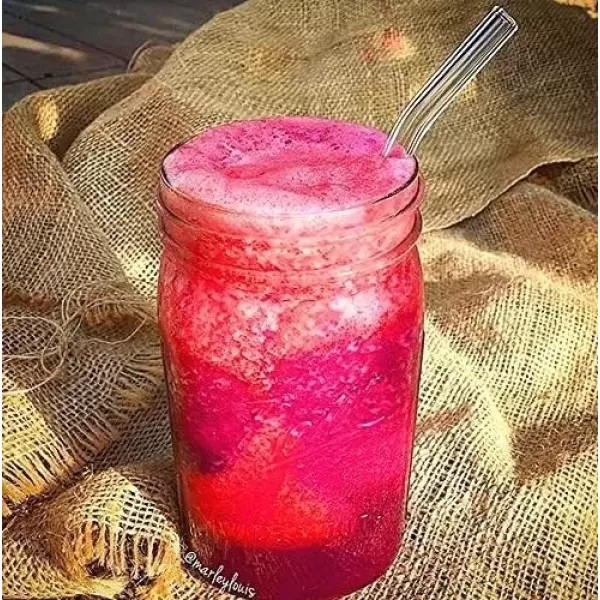image8 Pack Reusable Glass Drinking Straws  10quot x 10 mm  Smoothie Straws for Milkshakes Frozen Drinks Smoothies Bubble Tea  Environmentally Friendly