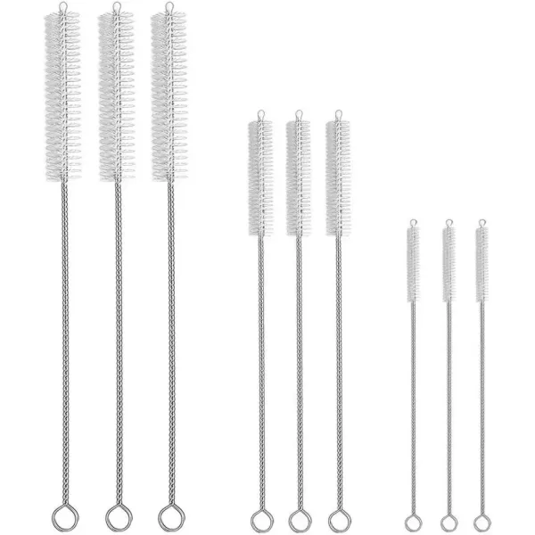 image9Piece Straw Cleaner Brush Kit for Stanley  3Size Extra Long Pipe Cleaners Straw Cleaning Brush for Tumbler Sippy Cup Bottle and Tube