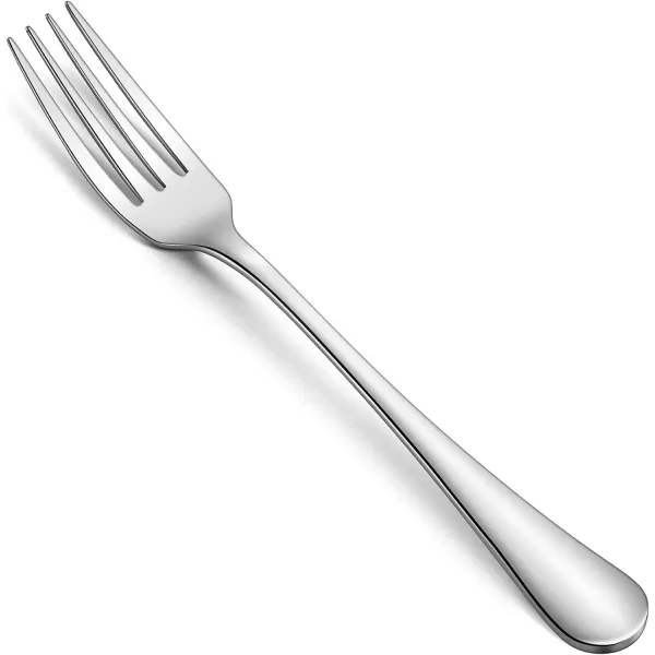 imageHIWARE 24Piece Forks Silverware Set FoodGrade Stainless Steel Dinner Forks Set Dishwasher Safe 8 Inches