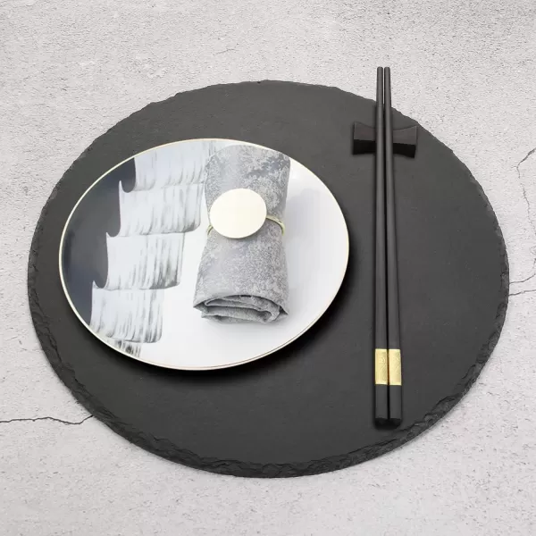 imageHiware 10Pair Reusable Fiberglass Chopsticks NonSlip Chop Sticks Set Japanese Style Dishwasher Safe 95InchGold