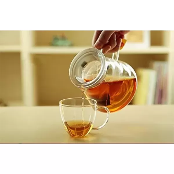 imageHiware 600ml Coffee Server Standard Glass Coffee Carafe Coffee Pot Clear