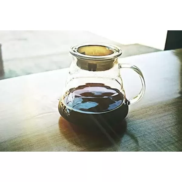 imageHiware 600ml Coffee Server Standard Glass Coffee Carafe Coffee Pot Clear