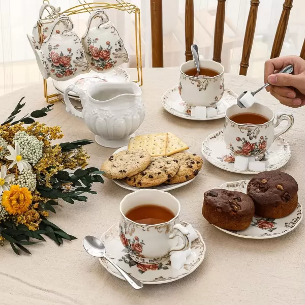 imageHiware 6Piece Demitasse Espresso Spoons 4 Inches Stainless Steel Mini Coffee Spoons47inch
