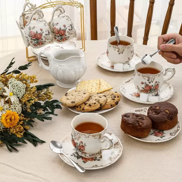 imageHiware 6Piece Demitasse Espresso Spoons 4 Inches Stainless Steel Mini Coffee Spoons4inch