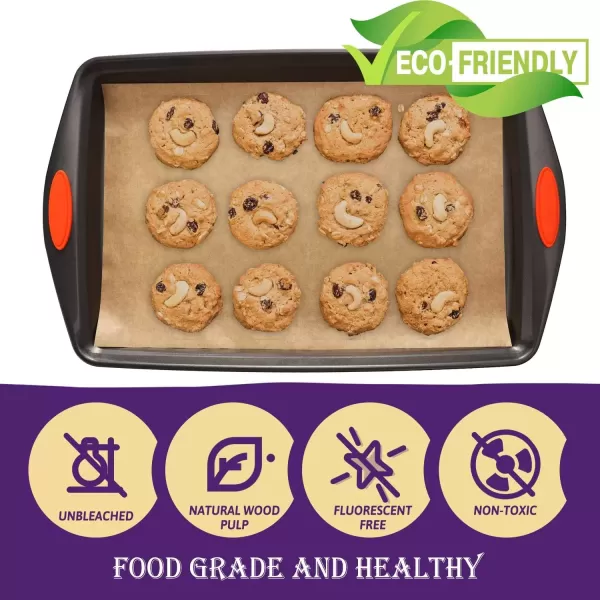 image200 Pcs Unbleached Parchment Paper Baking Sheets 12 x 16 Inch Precut NonStick Parchment Sheets for Baking Cooking Grilling Air Fryer and Steaming  Unbleached Fit for Half Sheet Pans12 X 16