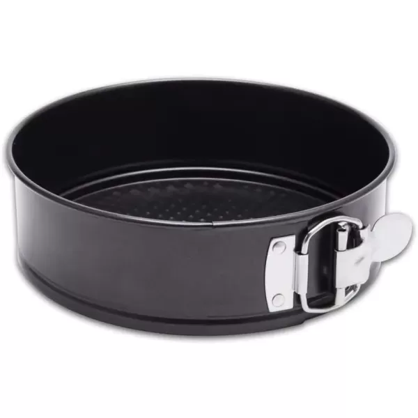 imageHIWARE 9 Inch Nonstick Cheesecake Pan Springform Pan with Removable BottomLeakproof Cake Pan  Black10Inch