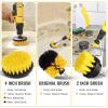 imageHiware 26Piece Drill Brush Set for Cleaning  Power Scrubber Brush Pad Sponge Kit with Extend Attachment for Bathroom Car Grout Carpet Floor Tub Shower Tile Corners Kitchen