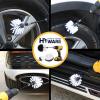imageHiware 4 Pcs Drill Brush Car Detailing Kit with Extend Attachment Soft Bristle Power Scrubber Brush Set for Cleaning Car Boat Seat Carpet Upholstery and Shower Door  White