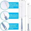 image:imageBottle Cleaning Brush Set  Long Water Bottle and Straw Cleaning Brush  Kitchen Scrub Cleaner Set for Narrow Neck Beer Brewing Supplies Sports Water Bottles Straws Baby Bottles Cups Set of 3