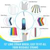 image:imageBottle Cleaning Brush Set  Long Water Bottle and Straw Cleaning Brush  Kitchen Scrub Cleaner Set for Narrow Neck Beer Brewing Supplies Sports Water Bottles Straws Baby Bottles Cups Set of 3