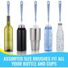 image:imageBottle Cleaning Brush Set  Long Water Bottle and Straw Cleaning Brush  Kitchen Scrub Cleaner Set for Narrow Neck Beer Brewing Supplies Sports Water Bottles Straws Baby Bottles Cups Set of 3
