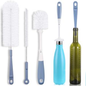 image:imageBottle Cleaning Brush Set  Long Water Bottle and Straw Cleaning Brush  Kitchen Scrub Cleaner Set for Narrow Neck Beer Brewing Supplies Sports Water Bottles Straws Baby Bottles Cups Set of 3