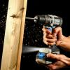 imageCordless drill set DEKO 20V Brushless Drill Driver Kit 38Inch Keyless Chuck Drill Driver 371 Inlbs Torque 181 Torque Setting 2Variable Speed Power drill with 15A Battery