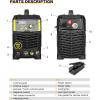 imageDEKO ACDC Inverter TIGMMA Welder250A Fully Digital Welding Machine with Foot PedalIGBTVRD Function for Carbon SteelStainless SteelCopperAluminum and Aluminum Alloys