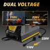 imageDEKO Digital 200A MIGMMA Welder SYNERGIC DC Inverter Welding Machine110V220V Fully Digitally Control with Wire BrushEarthing CableElectrode HolderWelding GunDigital Panel