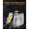 imageDEKO Digital 200A MIGMMA Welder SYNERGIC DC Inverter Welding Machine110V220V Fully Digitally Control with Wire BrushEarthing CableElectrode HolderWelding GunDigital Panel