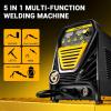 imageDEKO Digital 200A MIGMMA Welder SYNERGIC DC Inverter Welding Machine110V220V Fully Digitally Control with Wire BrushEarthing CableElectrode HolderWelding GunDigital Panel