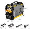 imageDEKOPRO 110220V MMA Welder160A ARC Welder Machine IGBT Digital Display LCD Hot Start Welder with Electrode HolderWork Clamp Input Power Adapter Cable and Brush160A MMA