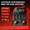 imageDEKOPRO 110220V MMA Welder160A ARC Welder Machine IGBT Digital Display LCD Hot Start Welder with Electrode HolderWork Clamp Input Power Adapter Cable and Brush135A MMA SET