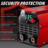 imageDEKOPRO 110220V MMA Welder160A ARC Welder Machine IGBT Digital Display LCD Hot Start Welder with Electrode HolderWork Clamp Input Power Adapter Cable and Brush135A MMA